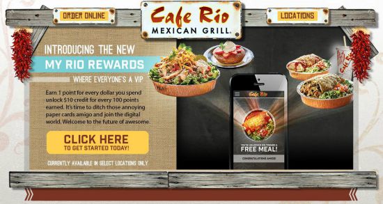 Cafe rio burrito coupon
